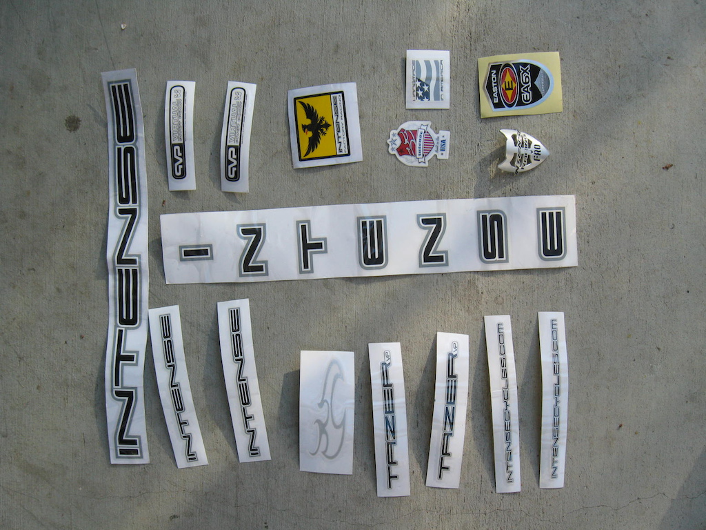 0 INTENSE TAZER Sticker Kit