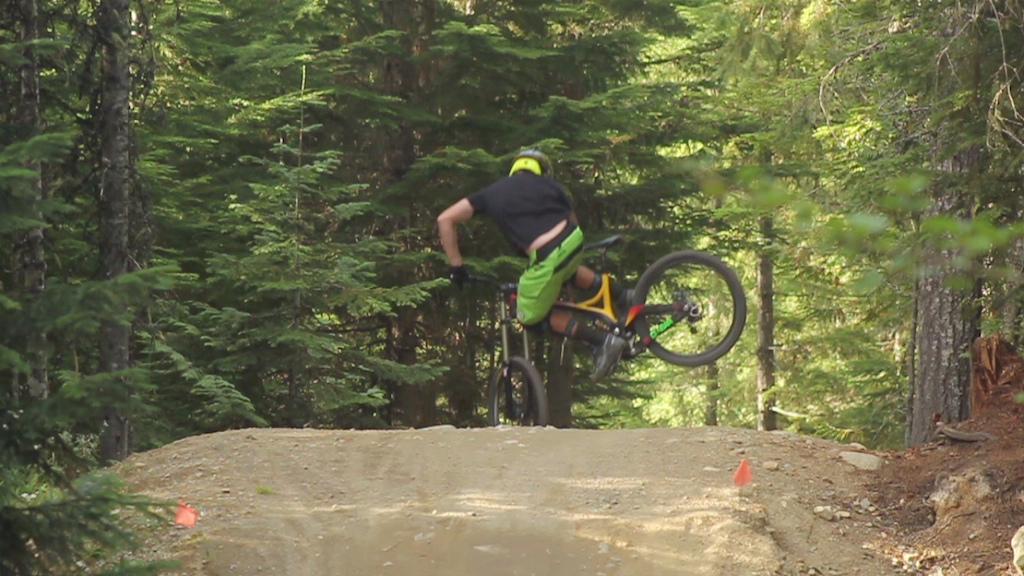 Harry Armstrong in the Whistler bike park