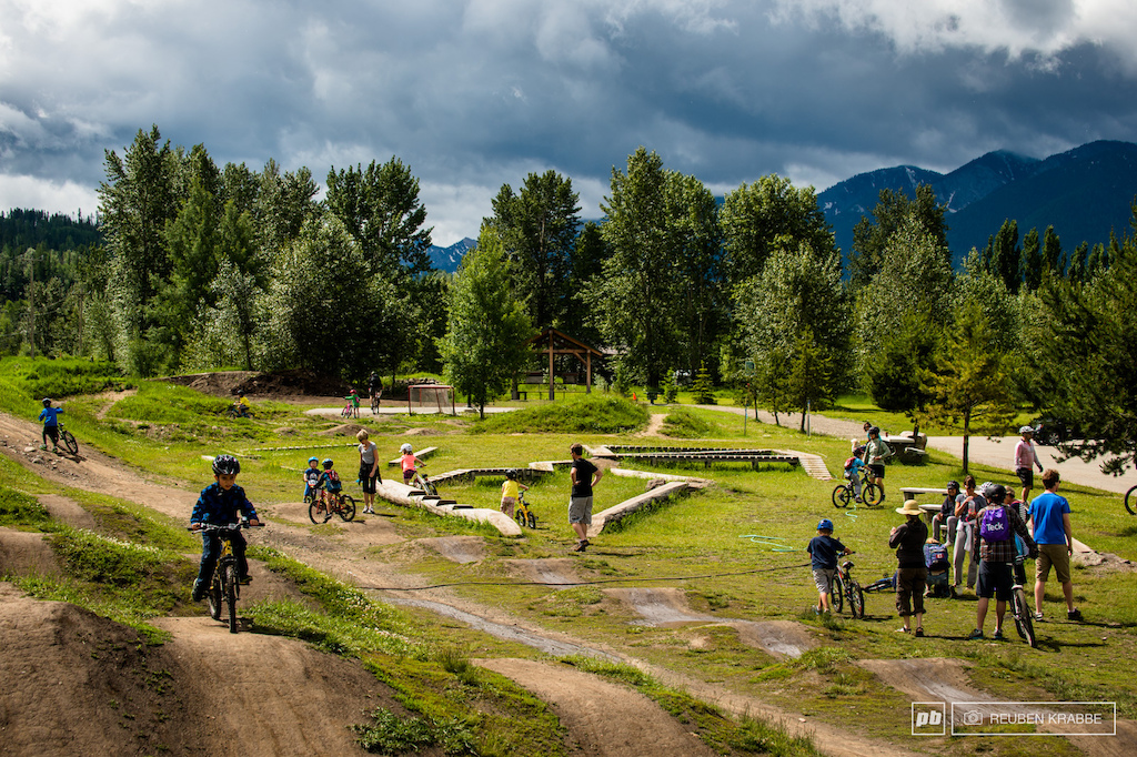 pedaling in Fernie BC