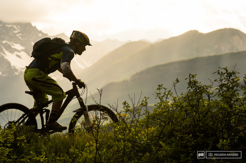 pedaling in Fernie BC