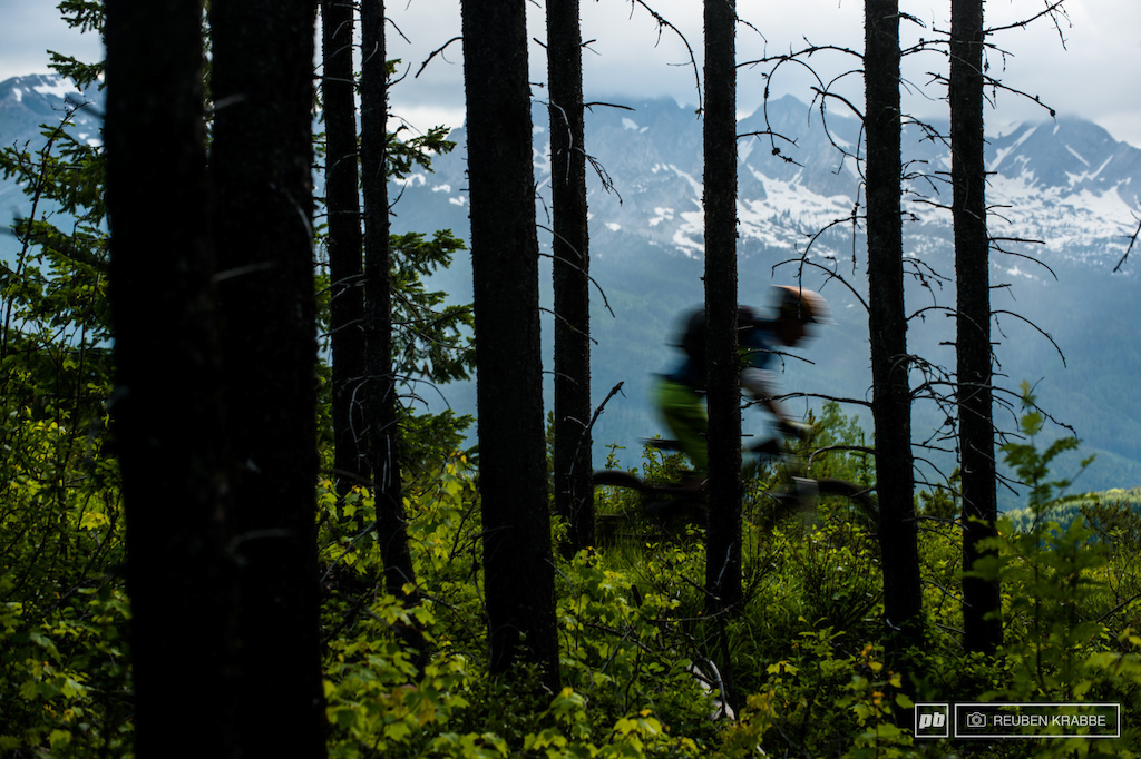 pedaling in Fernie BC
