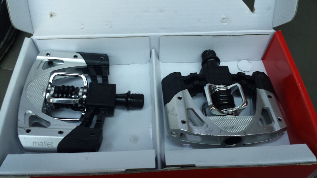 2014 Crankbros 50/50 pedals and Bontrager shoes