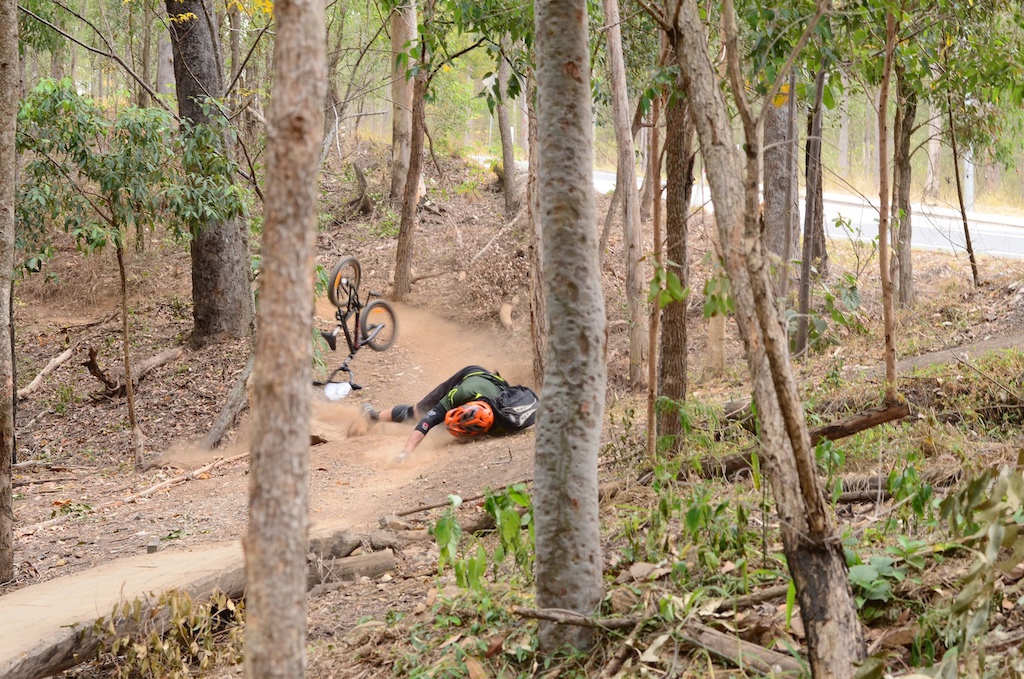 Death Skull Dirt Riders Attacking a trail on 16" Kids bikes. 
The rules were: 
Maximum spend of $50 or run what you already had.
No performance mods.
Fancy dress got awarded extra points.