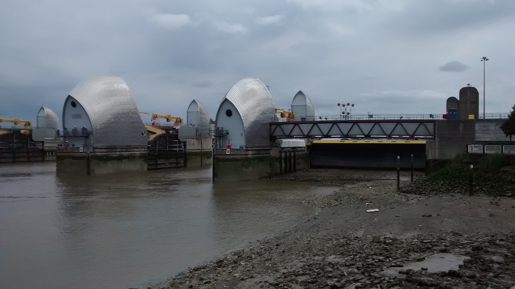 the awesome Thames barrier
