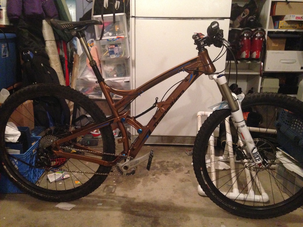New 2014 Transition Covert 29, X-fusion Trace   fork, awaiting fox rear shock, and headset race.