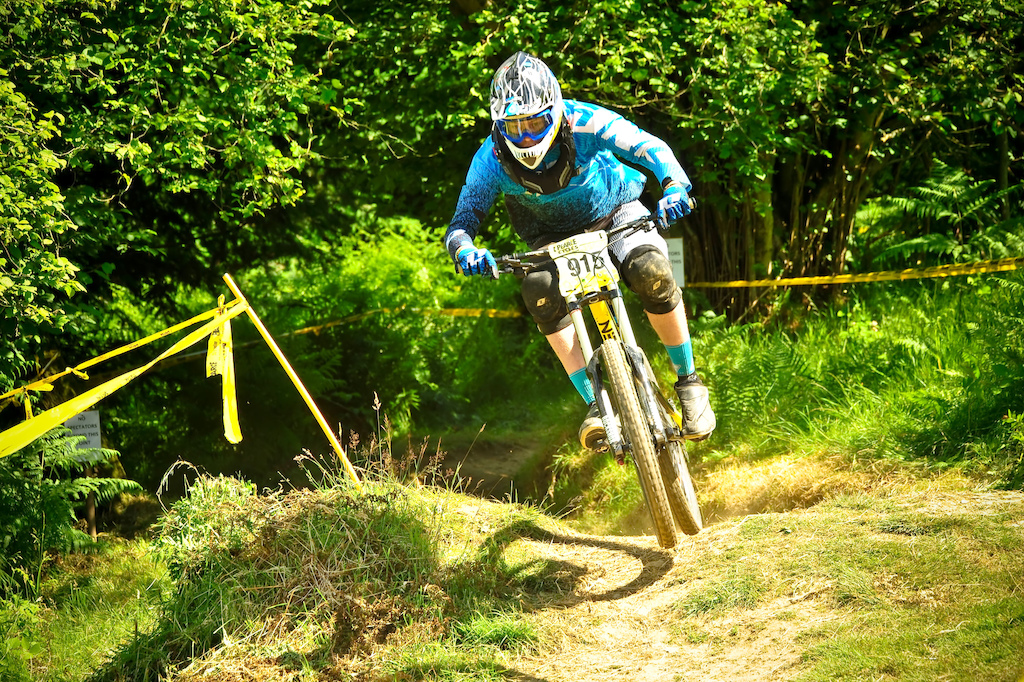 Small hip at Bringewood round 4 of the Pearce DH series 2014.