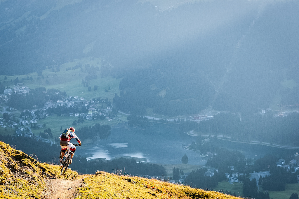 Tobi Woggon Schleybeling over Lenzerheide. Tobi is one of my favourite riders to work with he will always go that little bit further to try and get that one shot and I think a lot of people could learn a lot from the way he s built himself a career doing that.