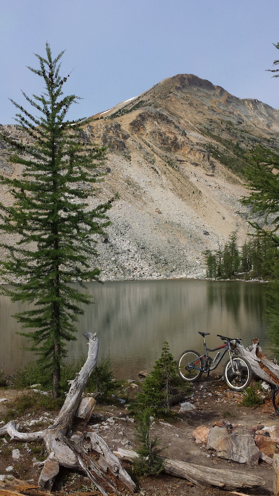 beautiful alpine lake ride