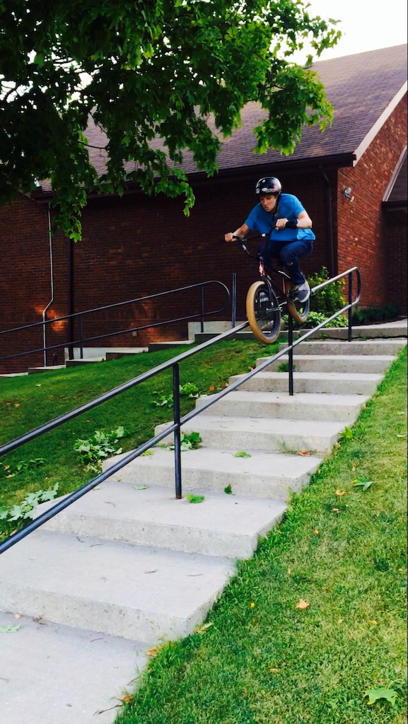 Double pegging a long handrail! :)