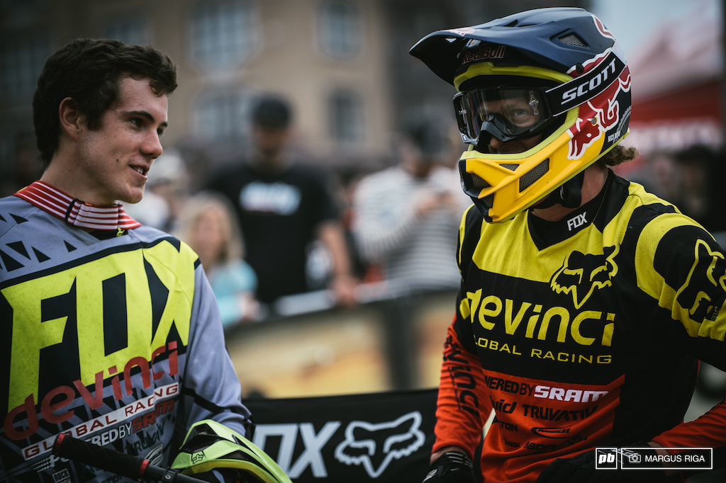 Wallace and Beer part of the Devinci Global Racing stacked team.