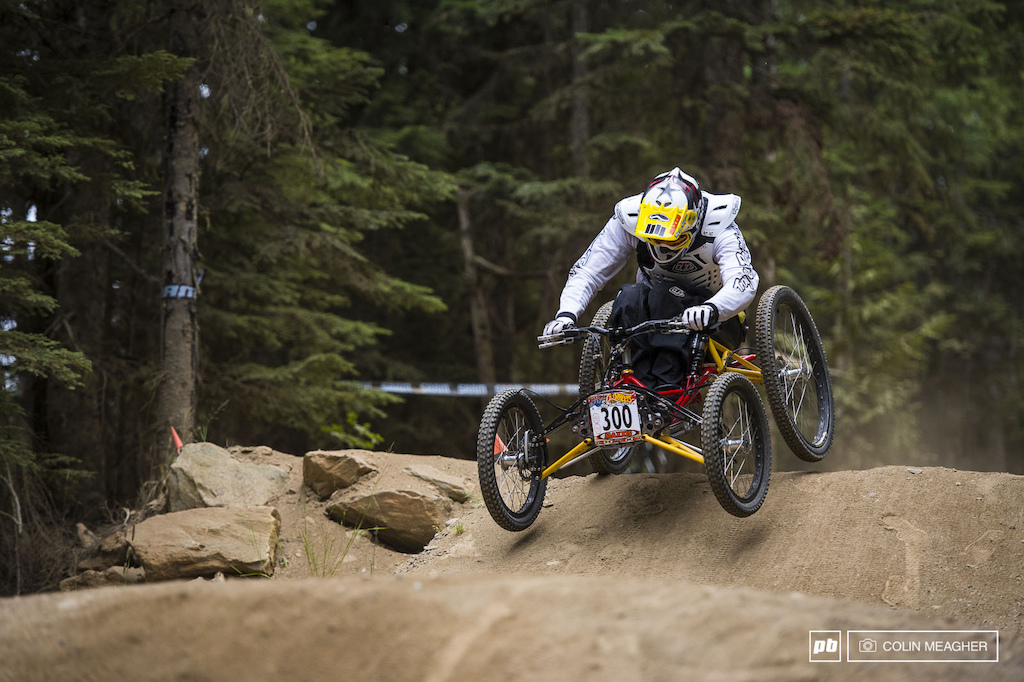2014 Stacy Kohut givin' er on his A-Line run.