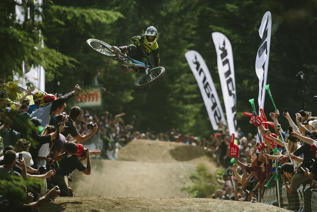 Finn Isles, 1st place at the Official Whip off Worlds, Crankworx 2014, Whistler, British Columbia, Canada