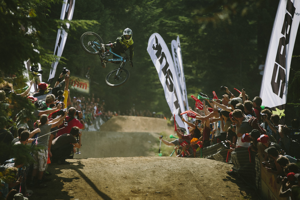 Finn Isles, 1st place at the Official Whip off Worlds, Crankworx 2014, Whistler, British Columbia, Canada