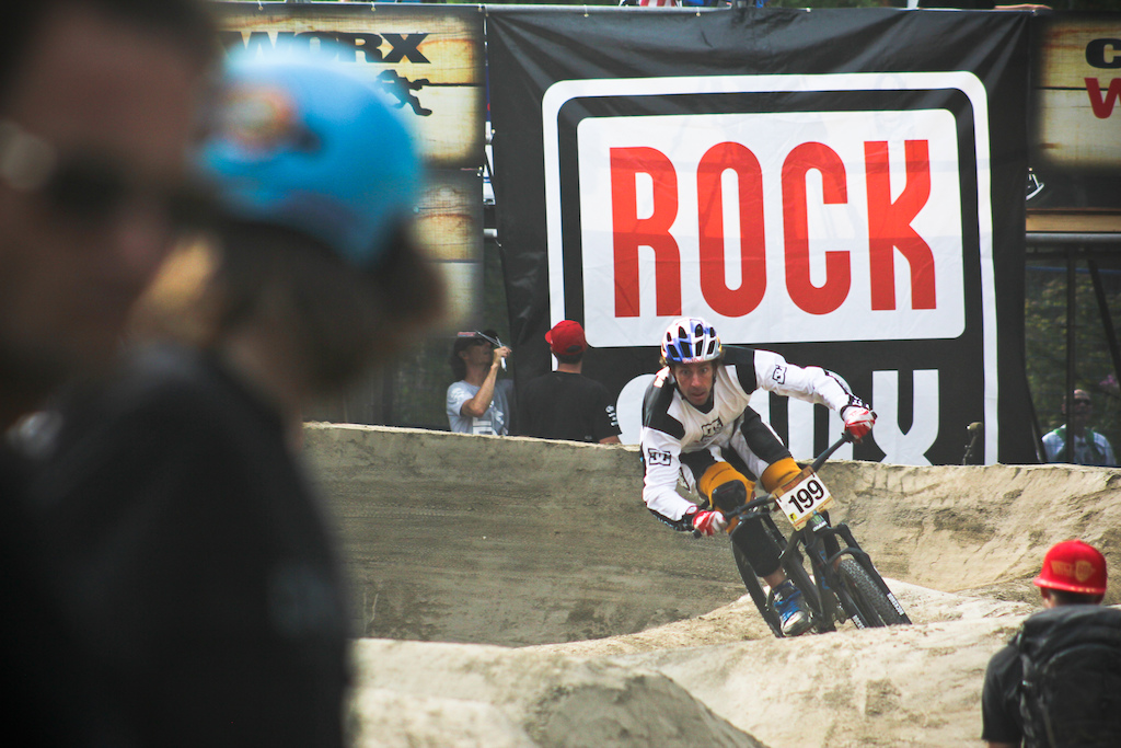 Crankworx 2014 Pumptrack - pretty cool to see TP199 all-smiles this week in Whistler.
