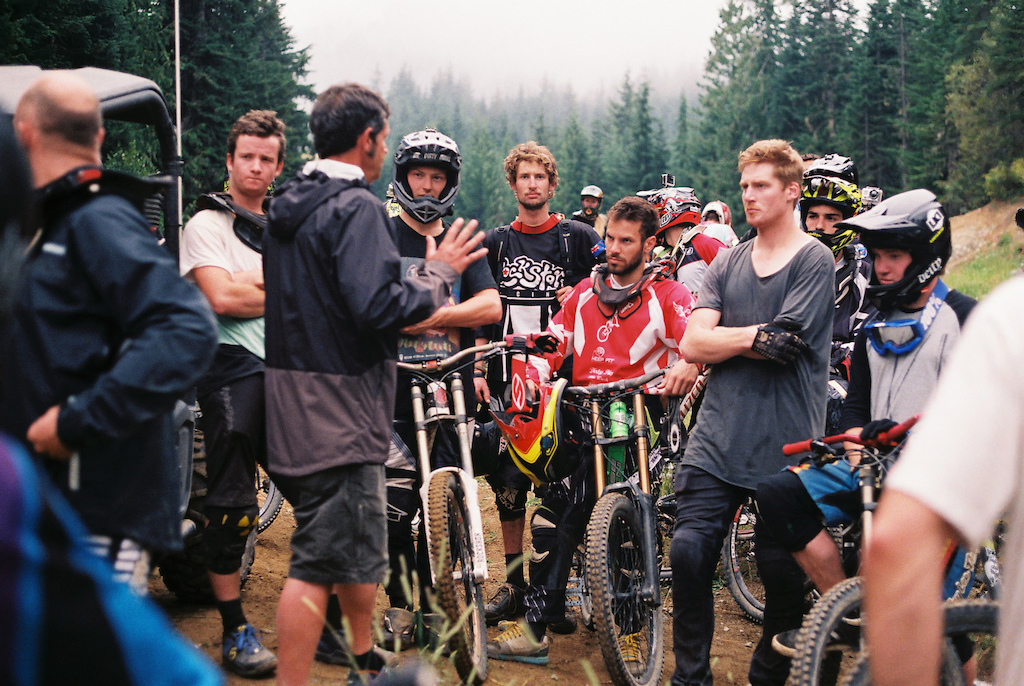 Unimpressed customers after the Official Unofficial Whip-Off World Championships was shut down by Whistler staff.