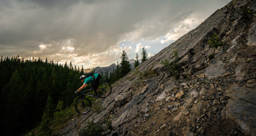 Got out for a shoot with Calgary's Endurosaurus Rex on one of K-Country's premier trails.