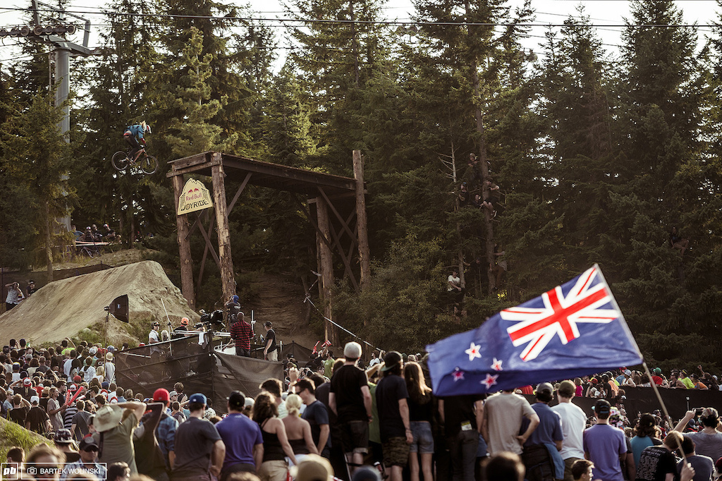 "Kiwi" did a solid run and once again put the New Zealand on the scoreboard! This time he did it so well that NZ will have its own Crankworx in 2015!