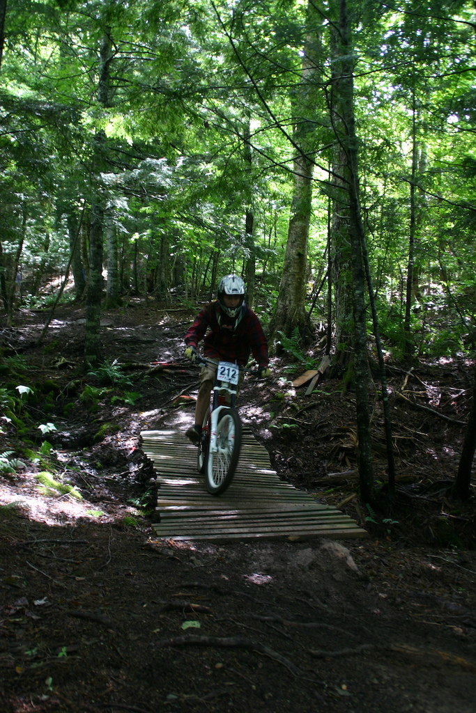 Race day at Keppoch Mountain, in Antigonish NS.