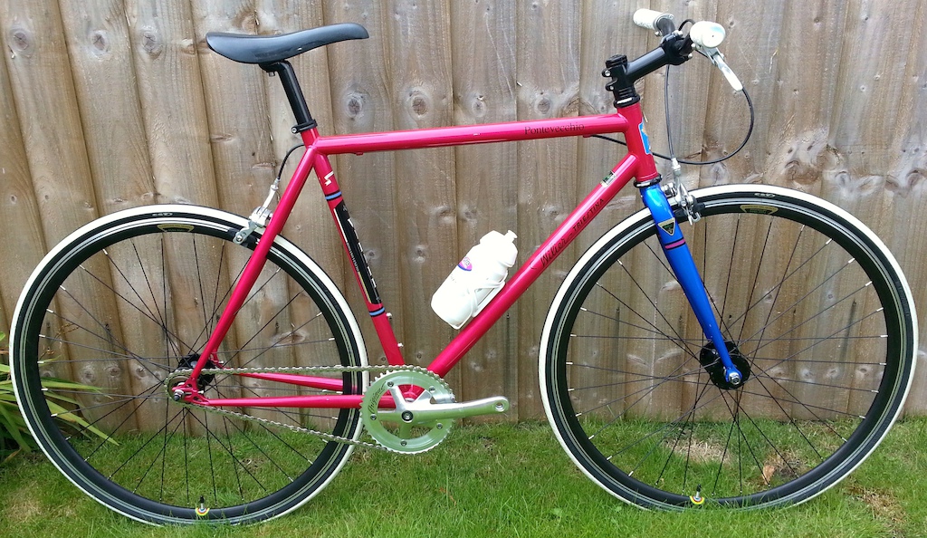 Wilier Pontevecchio 2012.....I heli-taped her on the downtube and top tube to stop cable rub.