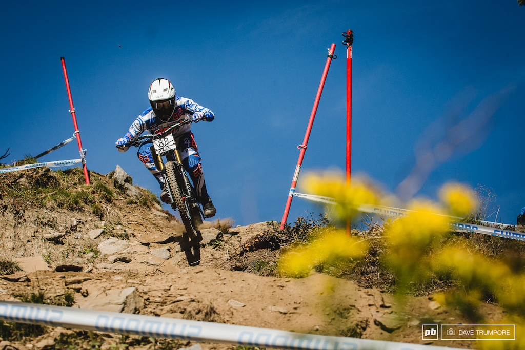 It's not all loam here in Meribel, and much of the top has now turned loose and dusty in the hot sun.