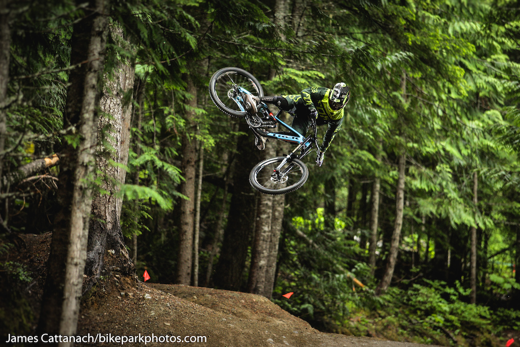 Finn Iles at A-Line - Upper in Whistler, British Columbia, Canada