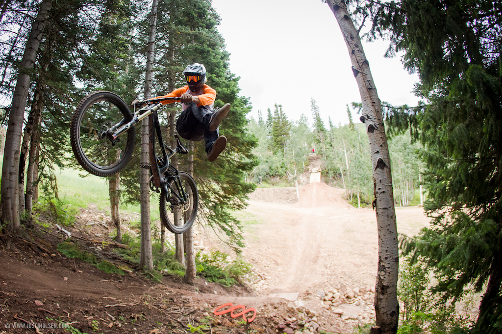 Jeremy Jones at Canyons Bike Park in Park City, Utah, United States ...