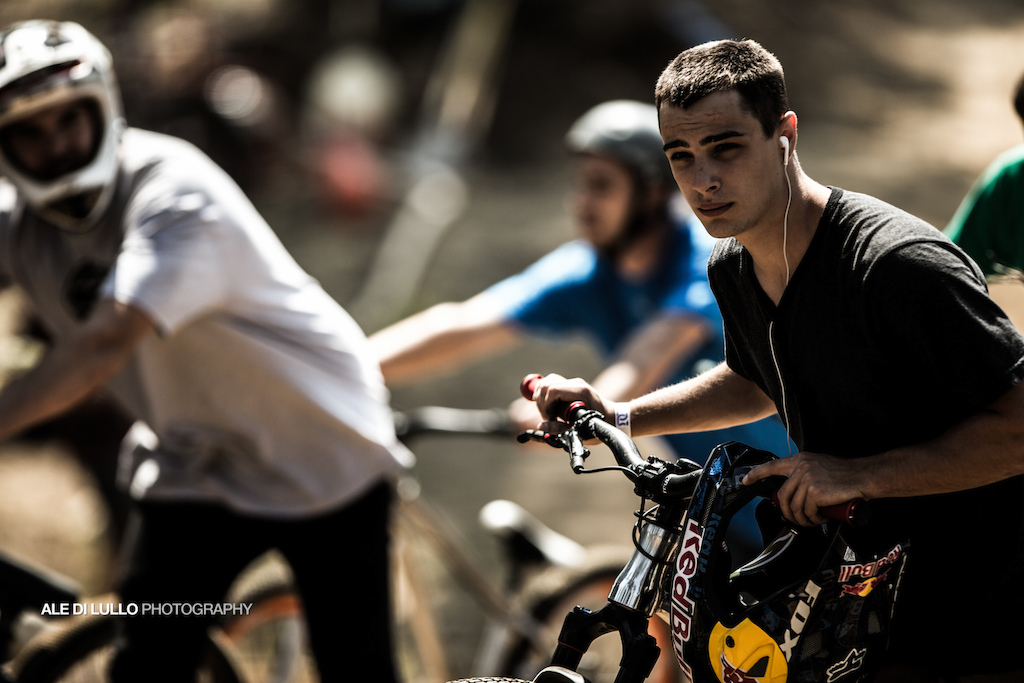 Little Anthony was looking really focused today.