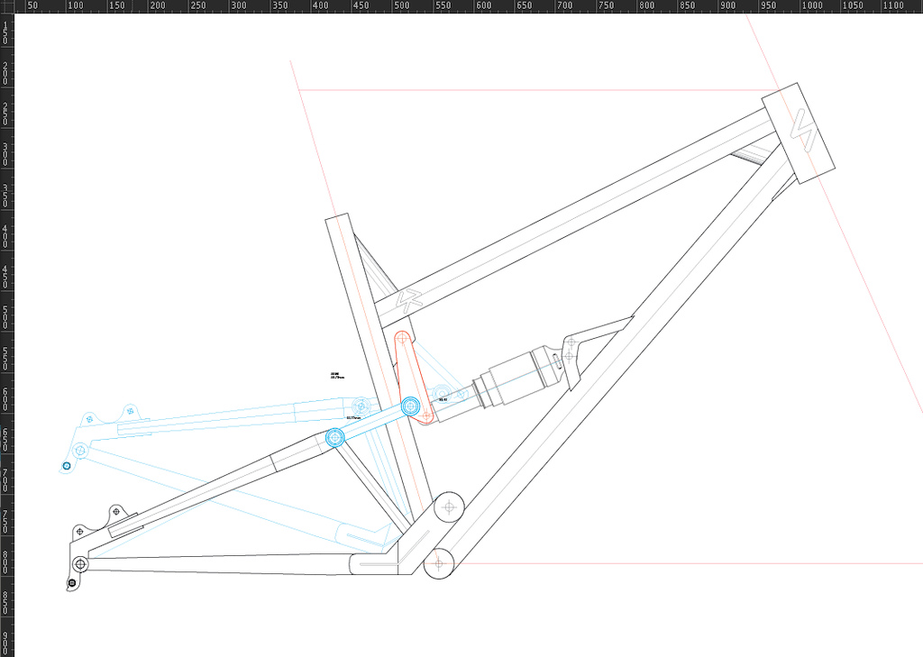 No room in the garage at the moment, so been designing instead. Stick with single pivot or have a go at a linkage bike?