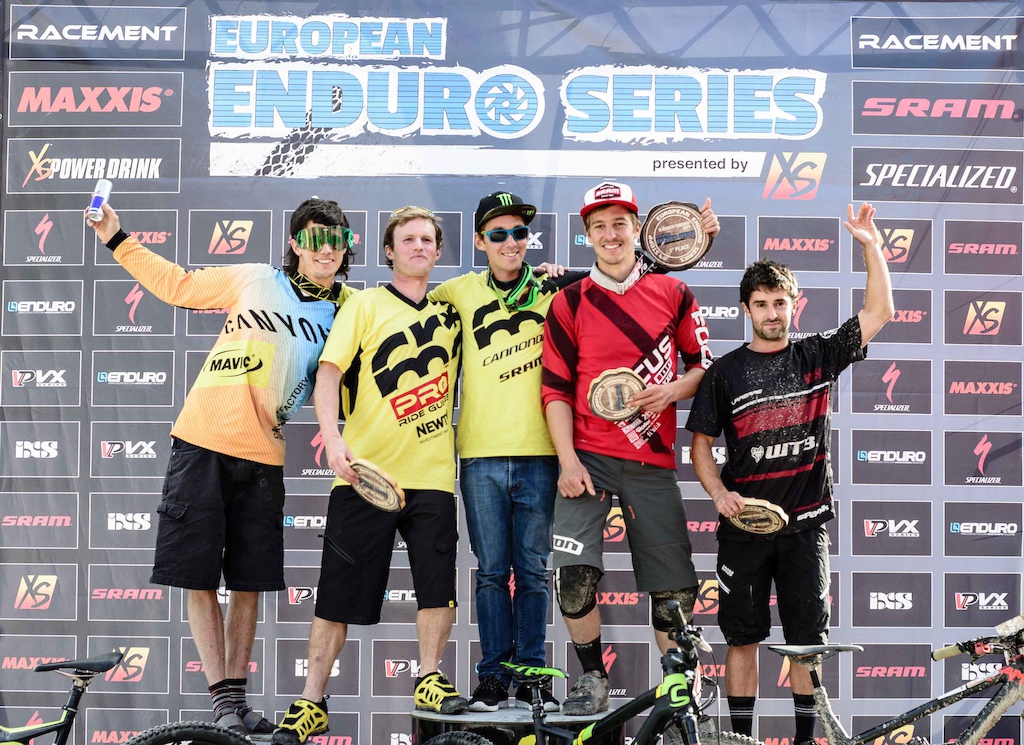 Prize giving ceremony of the European Enduro Series Round 4 in Nauders, Austria, on August 24, 2014.Â Free image for editorial usage only: Photo by Felix SchÃ¼ller.