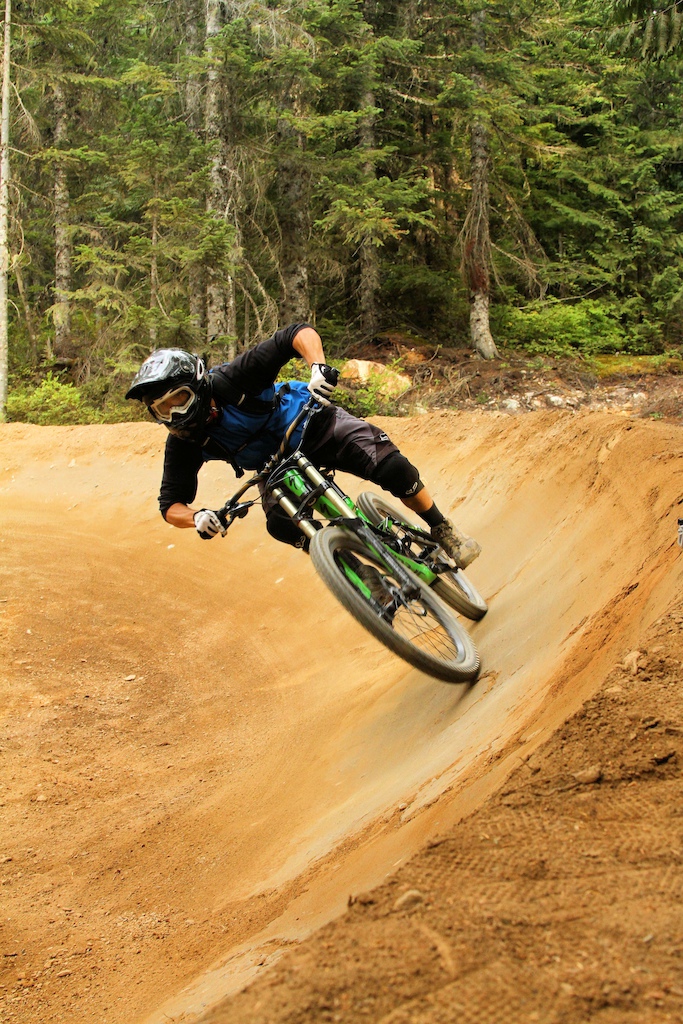 Riding A line trail at Whistler, BC!