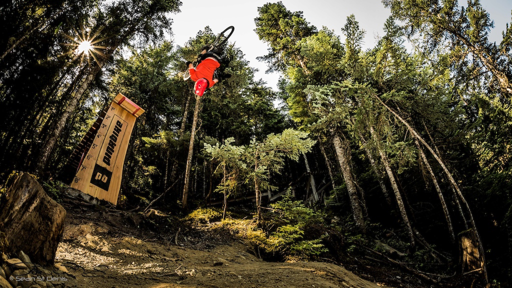 Some of my shots from my Deep Summer Slide show. 2014

2nd ever backflip drop on a DH bike.