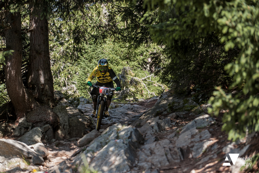 CLEMENTZ, Jerome races the European Enduro Series Round 4 in Nauders, Austria, on August 24, 2014.Â Free image for editorial usage only: Photo by Andreas Vigl
