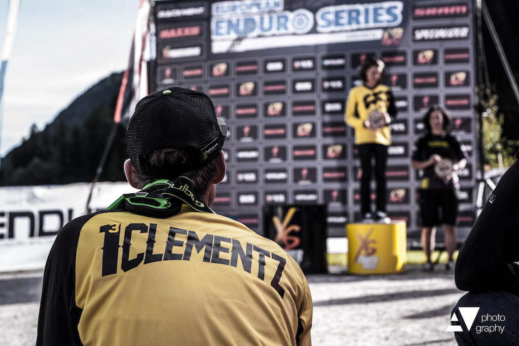 CLEMENTZ at Prize giving ceremony, European Enduro Series Round 4 in Nauders, Austria, on August 24, 2014. Free image for editorial usage only: Photo by Andreas Vigl