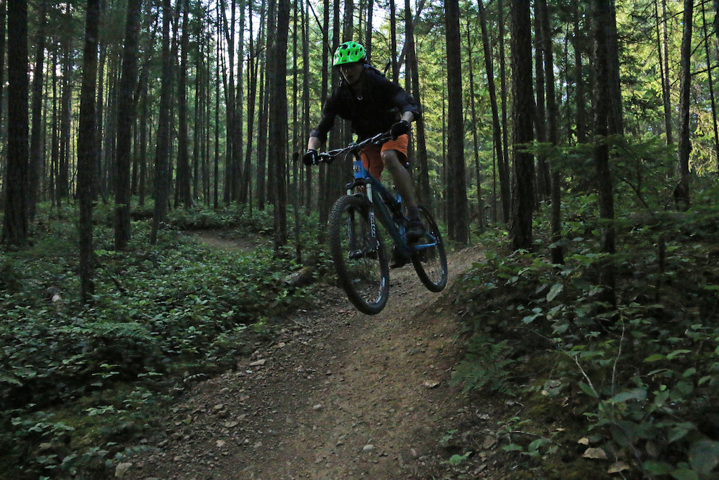 I haven't ridden a lot of trails in Nanaimo but Fine China is definitely one of my favorites, because it's really flowy and has some nice jumps and berms. It's a trail that can be ridden slow but also very fast, it's a trail for almost every level of riding.