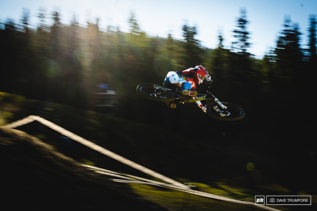 Taylor Vernon was throwing down the style right from the start of the day.