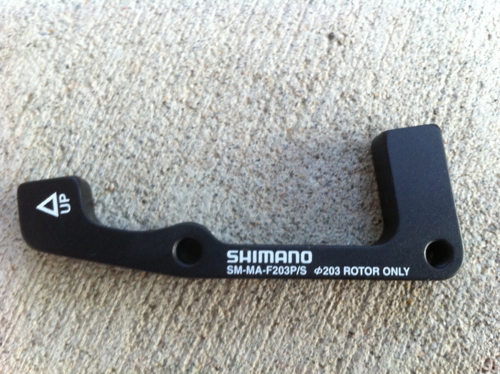 2014 Shimano 203 brake adapter