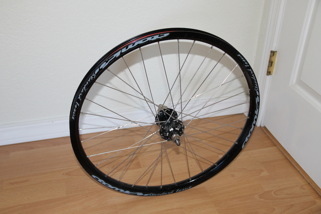 Atomlabs laced to transtion hubs, 24 inch wheels