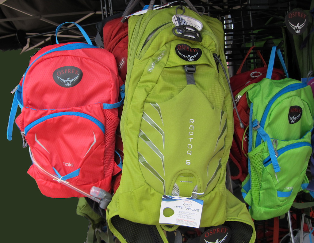 Osprey's Moki mini hydration pack is perfect for  fast-paced XC trail rides, but would make an awesome back-to-school pack for a lucky offspring: $50 USD