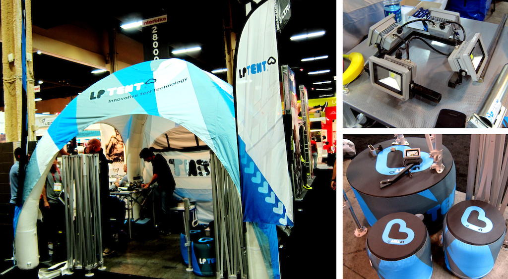 LP custom tents, Interbike 2014