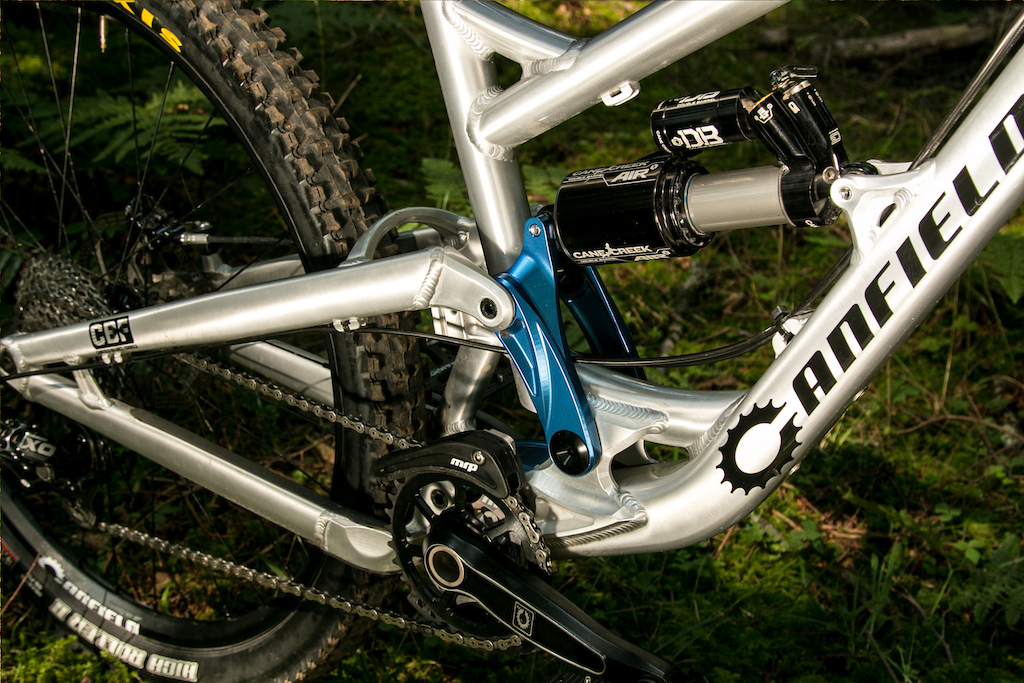 The original Balance, released in 2006, was known as one of the first true mini DH bikes.  While our 2nd generation Balance is aimed more for all mountain use, it still retains our original Balance's aggressive heritage.  The goal with the new version was to produce one of the most efficient pedaling bikes in it's class, while giving it the classic Canfield Brothers bump eating, DH performance.  Designed around 27.5” wheels, however, the geo was configured to also allow the use of 26's.