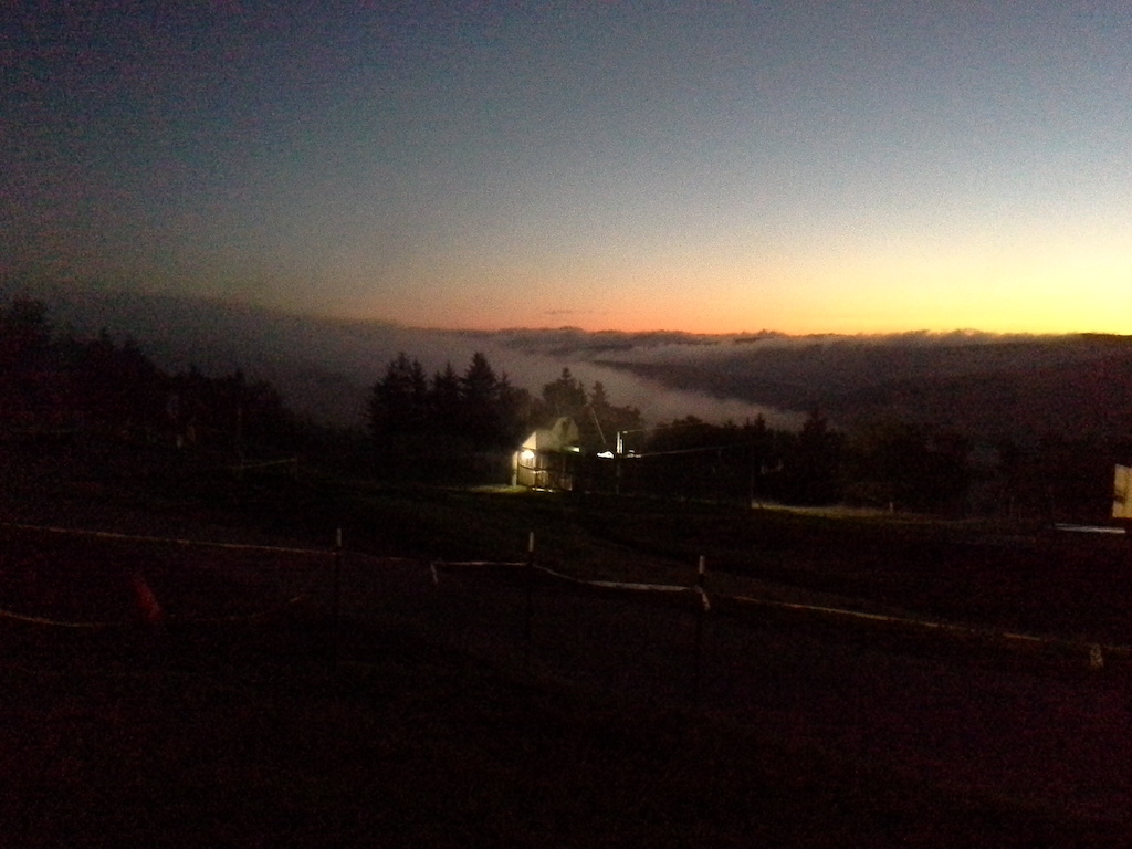 Early morning sunrise , Basin side of Snowshoe