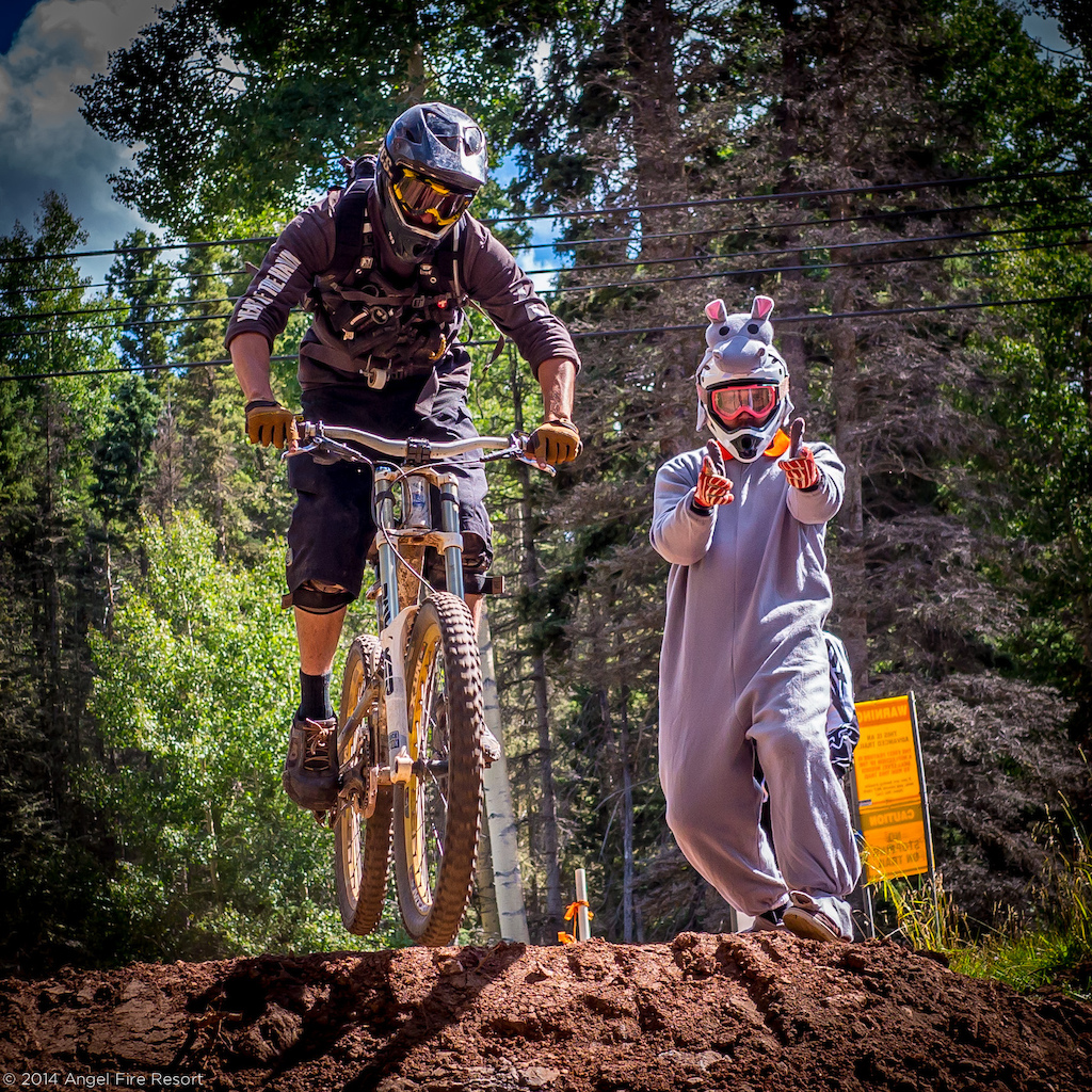 The long awaited signature trail, Hungry Hippo, is now open at Angel Fire Bike Park.