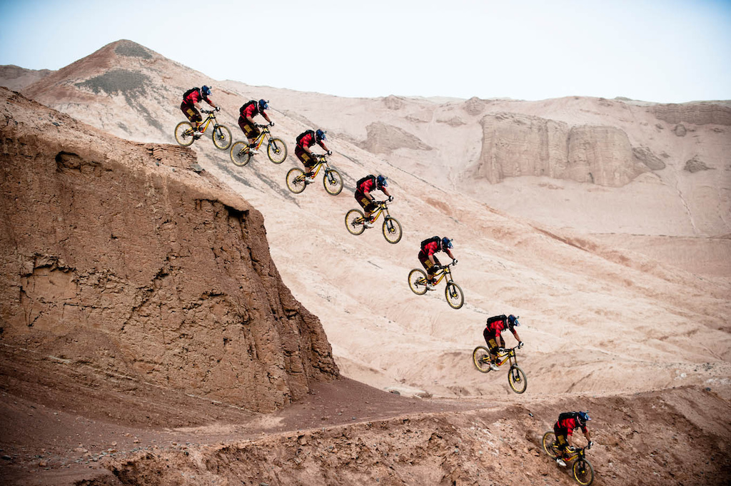 Darren Berrecloth performs during the filming of Where the Trail Ends in Turpan, Xinjiang, CHINA, on April 1, 2012 // John Wellburn/Red Bull Content Pool //