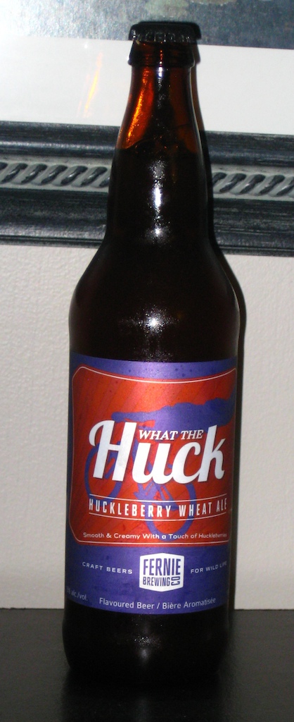 What the Huck  
Huckleberry Wheat  Ale
Fernie  Brewing  Co