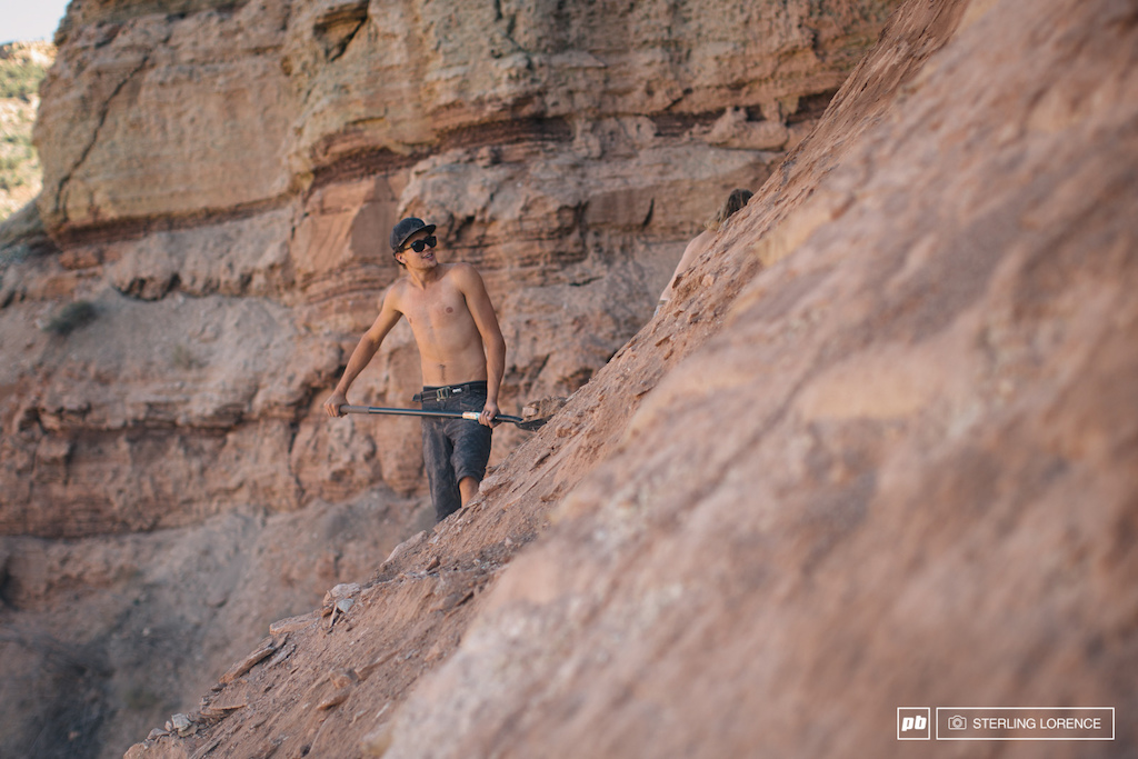 at 2014 RedBull Rampage in Virgin Utah.