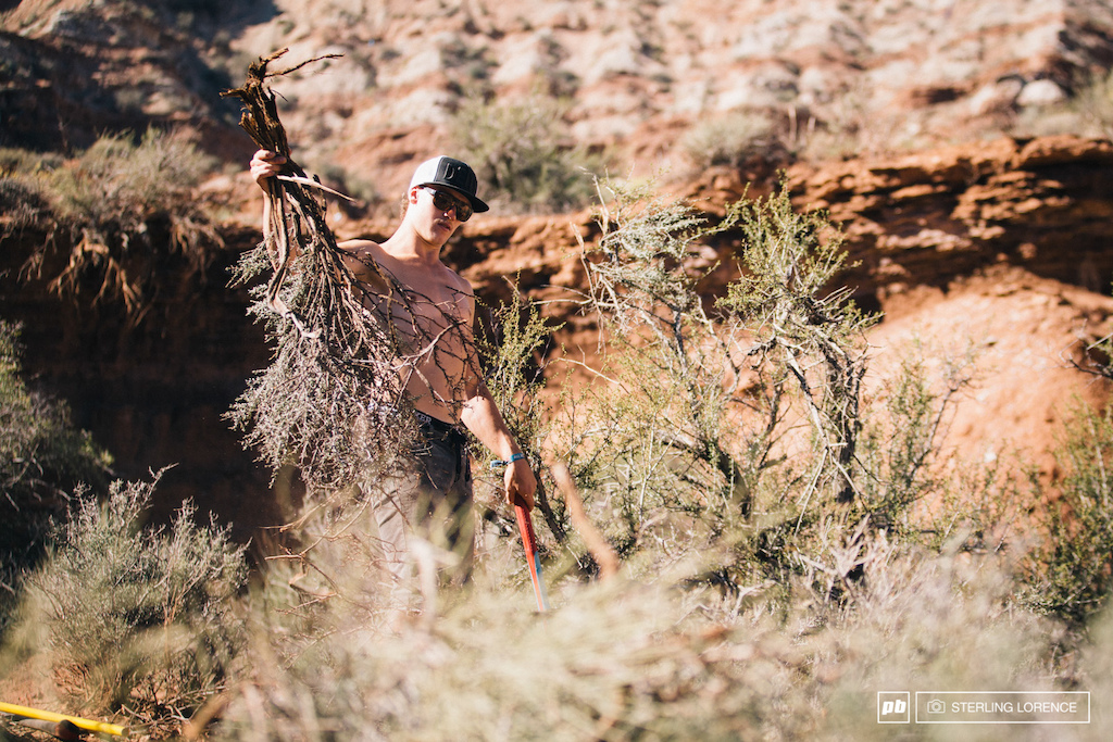 at 2014 RedBull Rampage in Virgin Utah.
