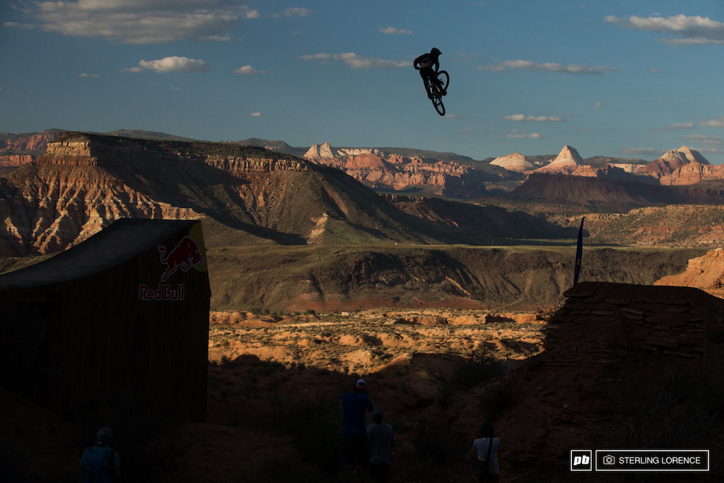Tom VanSteenbergen first to air the 70 foot canyon gap.