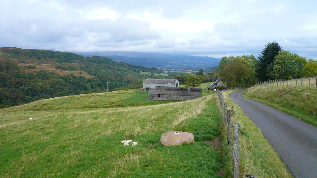 Looking down to Comrie