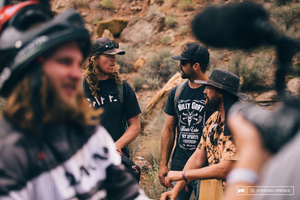 Taylor, Brad and Ron make quite the team with Aggy at RedBull Rampage 2014.