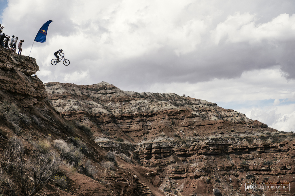 Aggy sending it during qualifying and putting down one of the most energetic runs of Rampage so far.